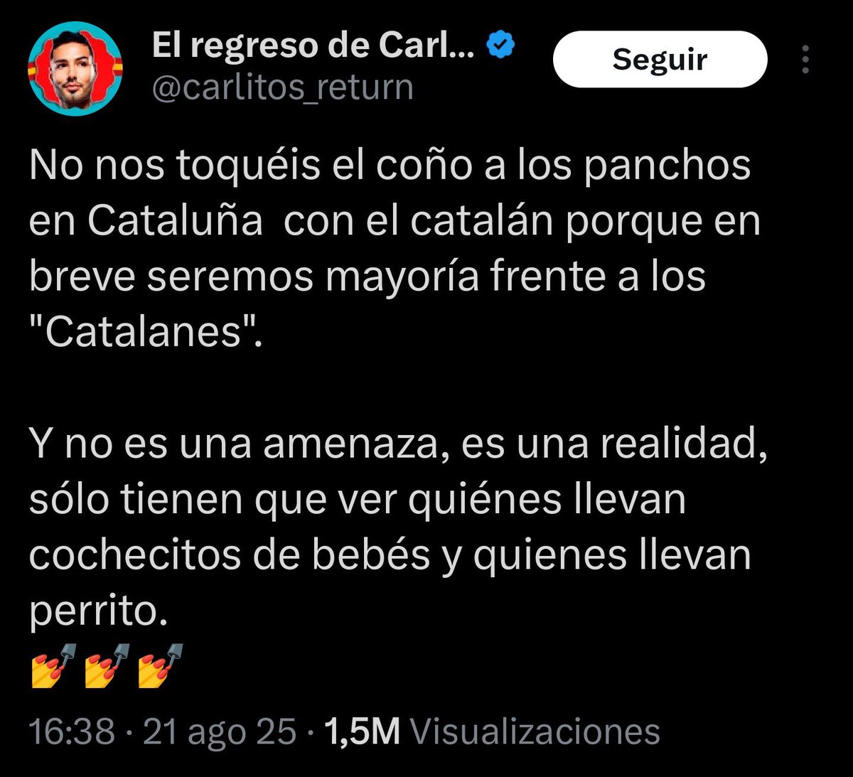 No es pot dir que no estiguin parlant clar.