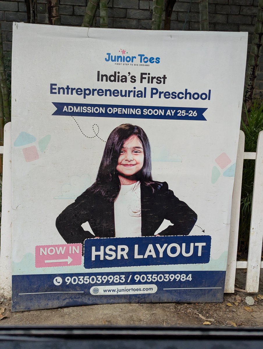 Sunday challenge: find a more <a href="/peakbengaluru/">Pink Bengaluru</a>  thing than this

move over jee preschools, new fad in town