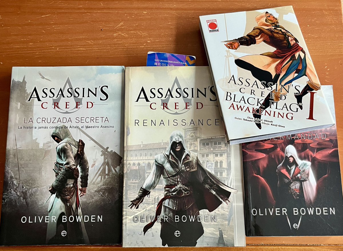 Hoy toca Domingo de lectura 🤓

Me encanta leer libros sobre mis sagas favoritas. En este caso, le toca a Assassins Creed 🦅

¿Me enseñáis vuestros libros?