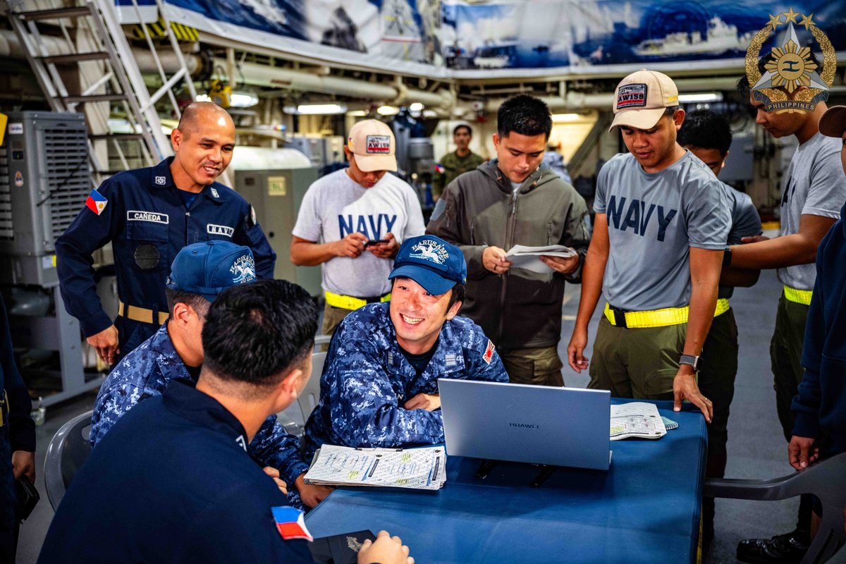TeamAFP's tweet image. PH, Japan Hold 3rd Maritime Cooperative Activity to Foster Defense Cooperation

The Armed Forces of the Philippines (AFP) and the Japan Maritime Self-Defense Force (JMSDF) carried out the 3rd PH–JPN Bilateral Maritime Cooperative Activity (MCA) on 29 November 2025 in the West…