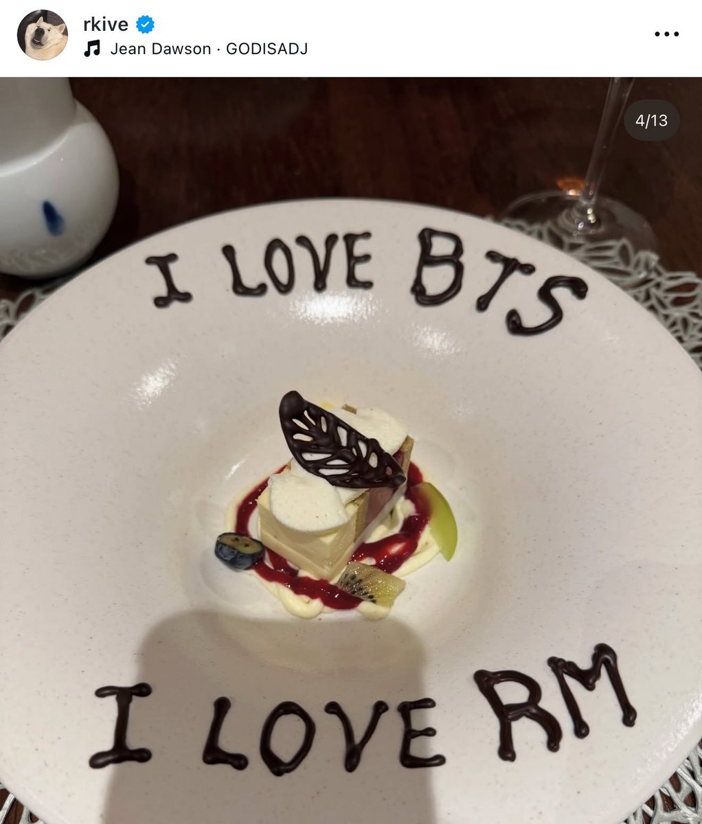 priseasyy's tweet image. хтось з кухарів ресторану написав намджуну оце (?) 😭 чесно розумію, якби в мене був навіть ОДИН ШАНС я б використала його максимально