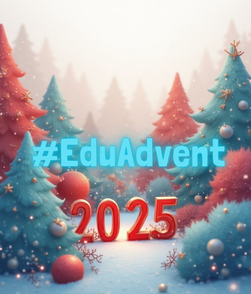 #EduAdvent start tomorrow! 
Save the hashtag, bookmark the post, repost and like! Get involved!
There is a fantastic giveaway everyday throughout advent! You in?