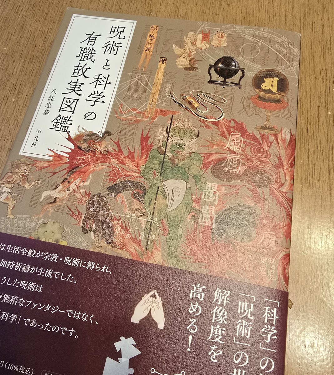 ゲーム制作に良さそうな本があったので購入
呪術と科学の有識故実図鑑