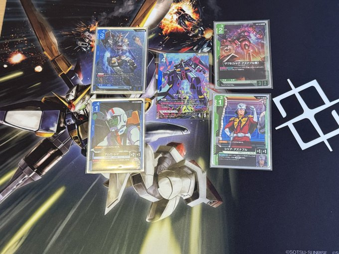 本日のガンダムカードゲームショップバトル優勝はふくちゃんさんでした