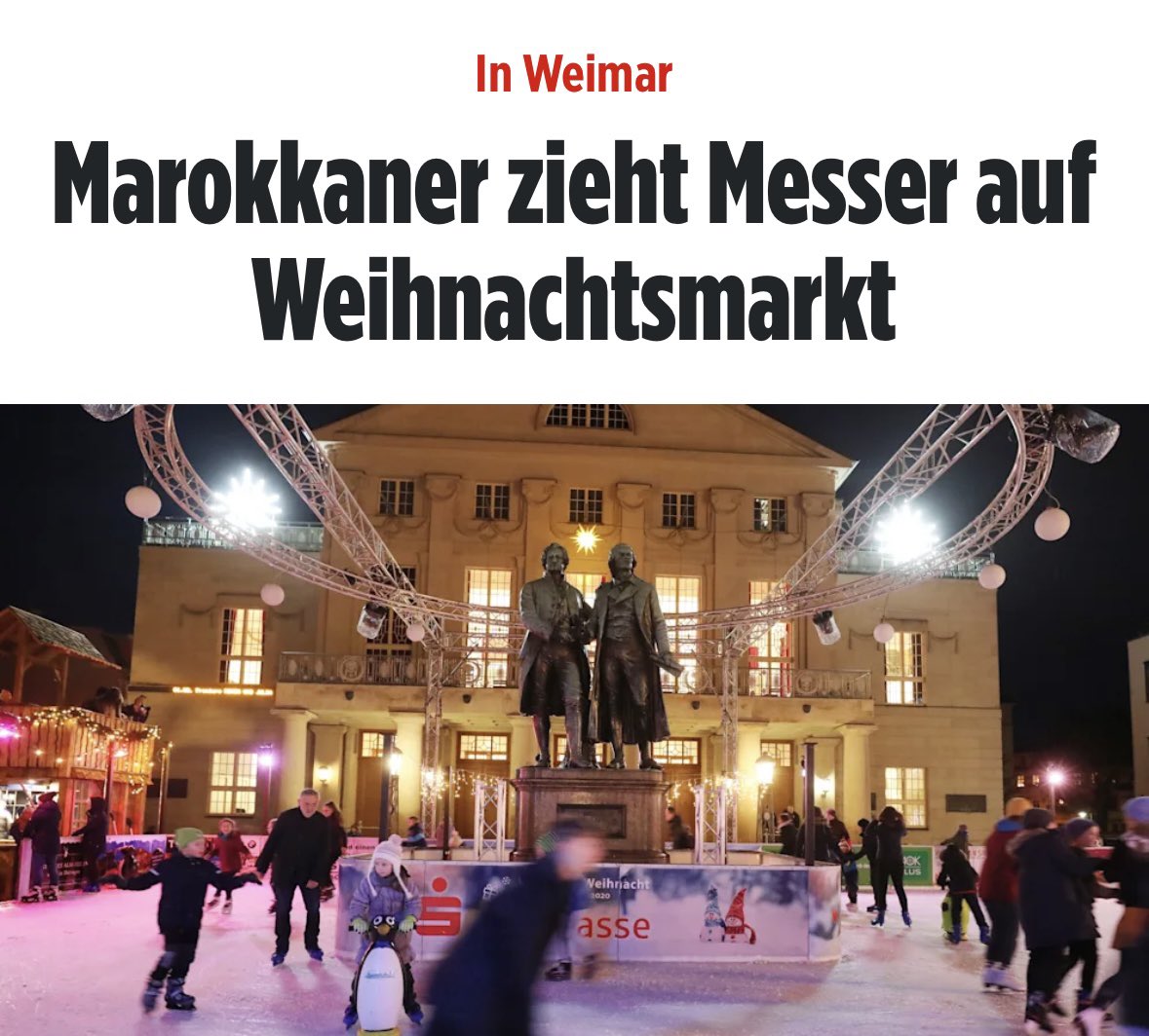 Gibt es noch keine Messerpoller? 

Wir sehen: Wir können so viel Poller und Betonblöcke aufstellen, wie wir wollen. So lange wir diese Migration nicht stoppen und in großen Teilen rückgängig machen, wird es keine Sicherheit mehr auf öffentlichen Veranstaltungen geben.