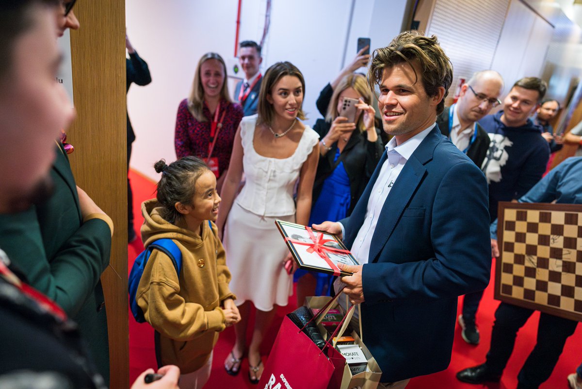 GrandChessTour's tweet image. Happy 35th birthday to Magnus Carlsen - former World Champion and the world’s top-rated player! 🥳
We’re always delighted to have Magnus on the Grand Chess Tour and look forward to his next appearance!
#MagnusCarlsen #GrandChessTour
Photos by Lennart Ootes for GCT