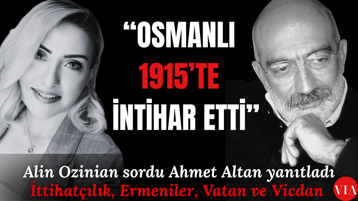 🔴Ahmet Altan O Yıl'ı ilk kez Alin Ozinian’a anlattı

✴️1915'den bugüne "Bu topraklar hep aynı canavarı doğuruyor"...

📌"Talat Paşa’nın ruhu hala burada" 
📌"Suçluyu cezalandırın, kavmini değil" 
📌"Ermenileri yok ederek Anadolu’yu kurtaramadılar…"

💣ÇOK YAKINDA
<a href="/ahmetaltanfan/">ahmetaltanfan</a>