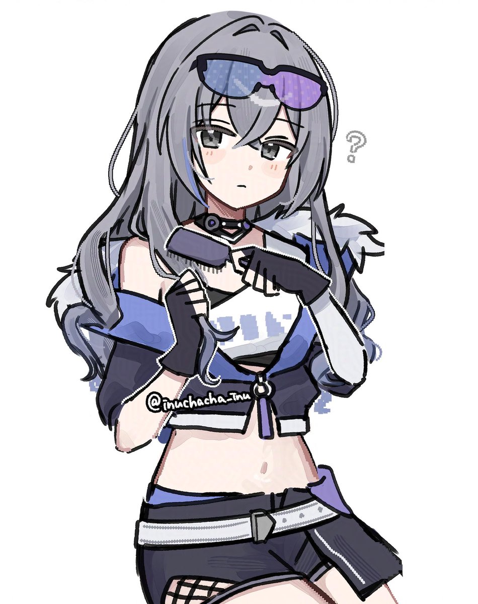 inuchacha_inu's tweet image. 髪下ろし銀狼