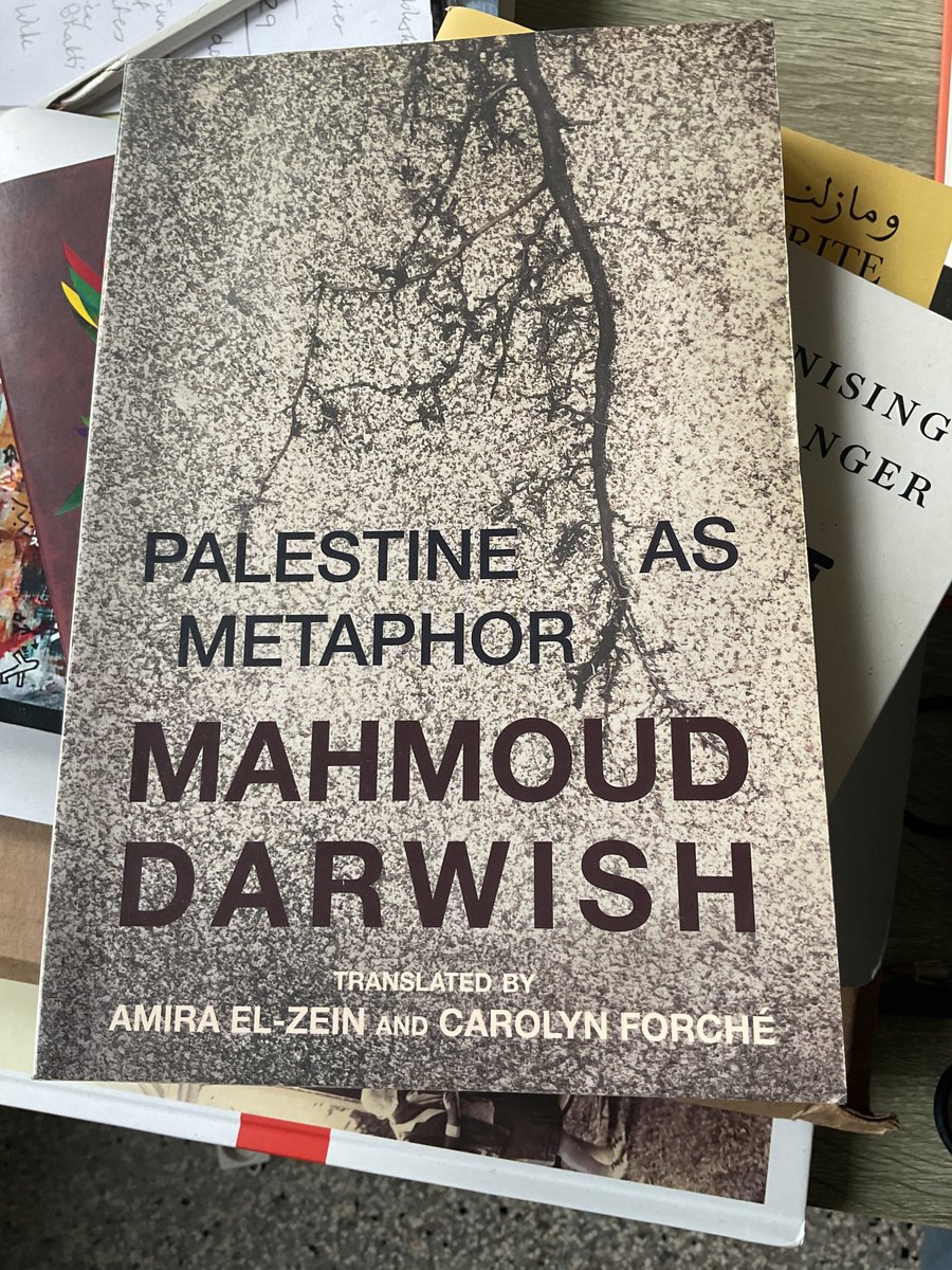 We're recommending a book &amp; a campaign to materially support (bookstore, library, writer) every day of #ReadPalestine Week.

Day 2: Cannot resist this all-time favorite, a collection of conversations with Mahmoud Darwish. A book for reading &amp; re-reading and hanging around with.