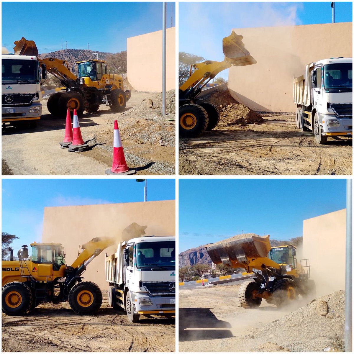 #بلدية_محافظة_بني_حسن ممثلة بادارة التشوه البصري
تواصل أعمال رفع مخلفات البناء والنفايات الصلبة في عدد من المواقع بالمحافظة ضمن جهودها في #تحسين_المشهد_الحضري

#أمانة_منطقة_الباحة