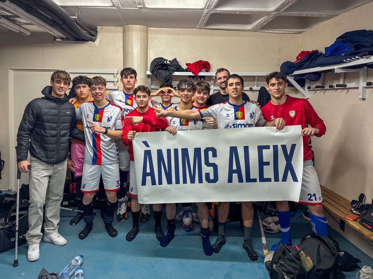 💙ÀNIMS ALEIX❤️

Les dues victòries d’ahir van per tu. No estàs sol: l’equip i l’afició estem amb tu.

CAMINEM SEMPRE ENDAVANT, JUNTS!💙❤️