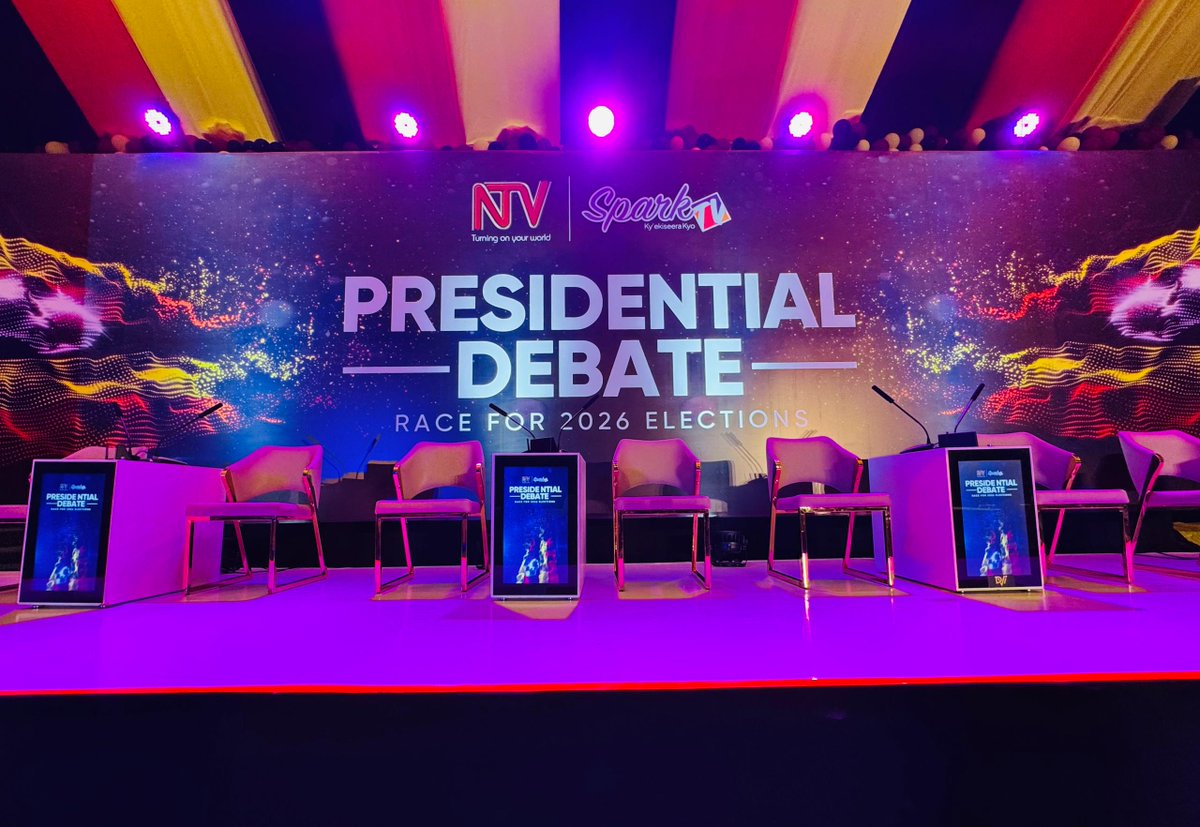 Today is the big day: the #NTVPresidentialDebate2025 with 7 of the 8  candidates vying to convince voters they deserve the nation’s highest office in the 2026 elections.  

Who are you most looking forward to hearing from in tonight’s presidential debate? #NTVNews #UGDecides2026