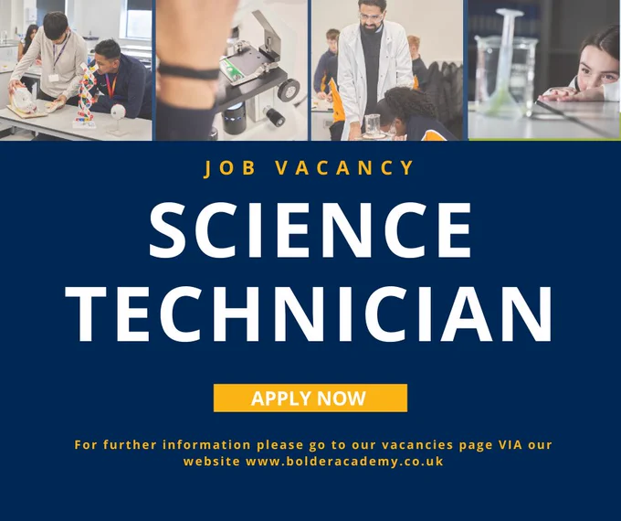We are currently seeking an experienced full-time Term Time Only Science Technician to join our dedicated team.

Closing date: 8th December. 

For more information and to apply, please visit - tes.com/jobs/vacancy/schrole… Image