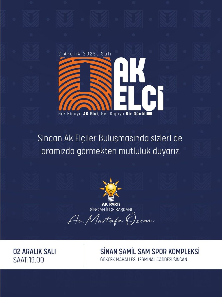 'AK ELÇİLER BULUSMASI''