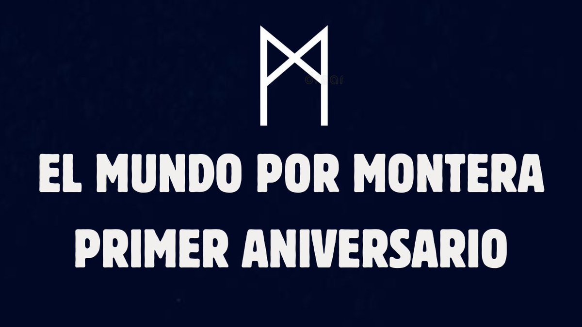 mgmunte's tweet image. Mensaje de &apos;El Mundo por Montera&apos; con motivo del primer aniversario del canal. 

A partir de las 20:30h. No se lo pierdan. youtu.be/cNIVC76psk8?si…