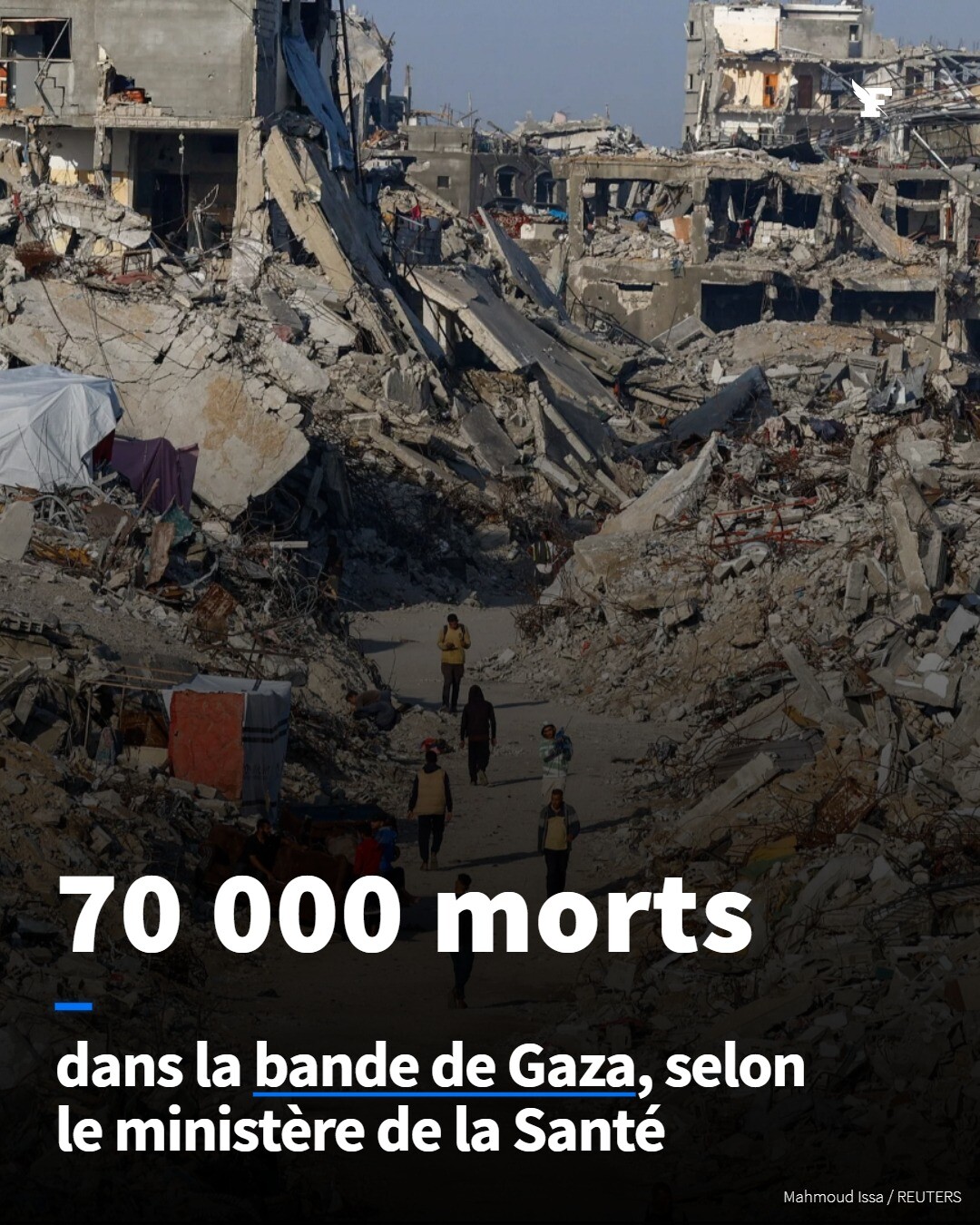 Le ministère de la Santé de la bande de Gaza, placé sous l'autorité du Hamas a dressé un nouveau bilan des pertes au sein de l'enclave.→