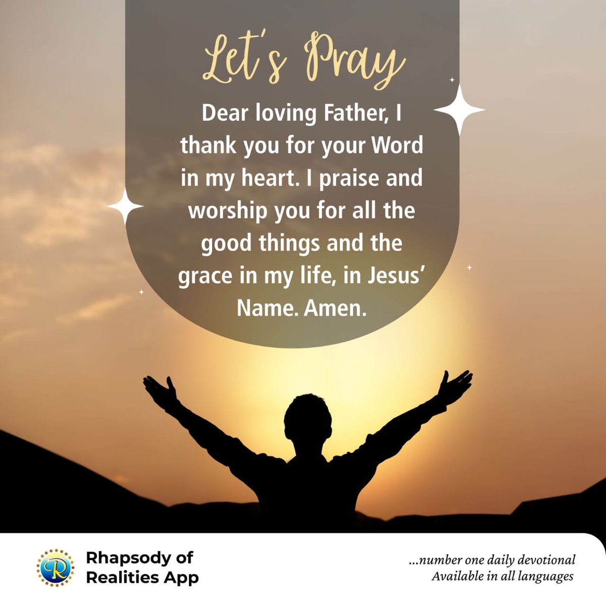 Labanabraham1's tweet image. Millions read this devotional every morning…
There’s a reason. 
Download free &amp;amp; see why: myapp.rhapsodyofrealities.org
#ILoveRhapsodyOfRealities
#AskMeForYourRhapsody