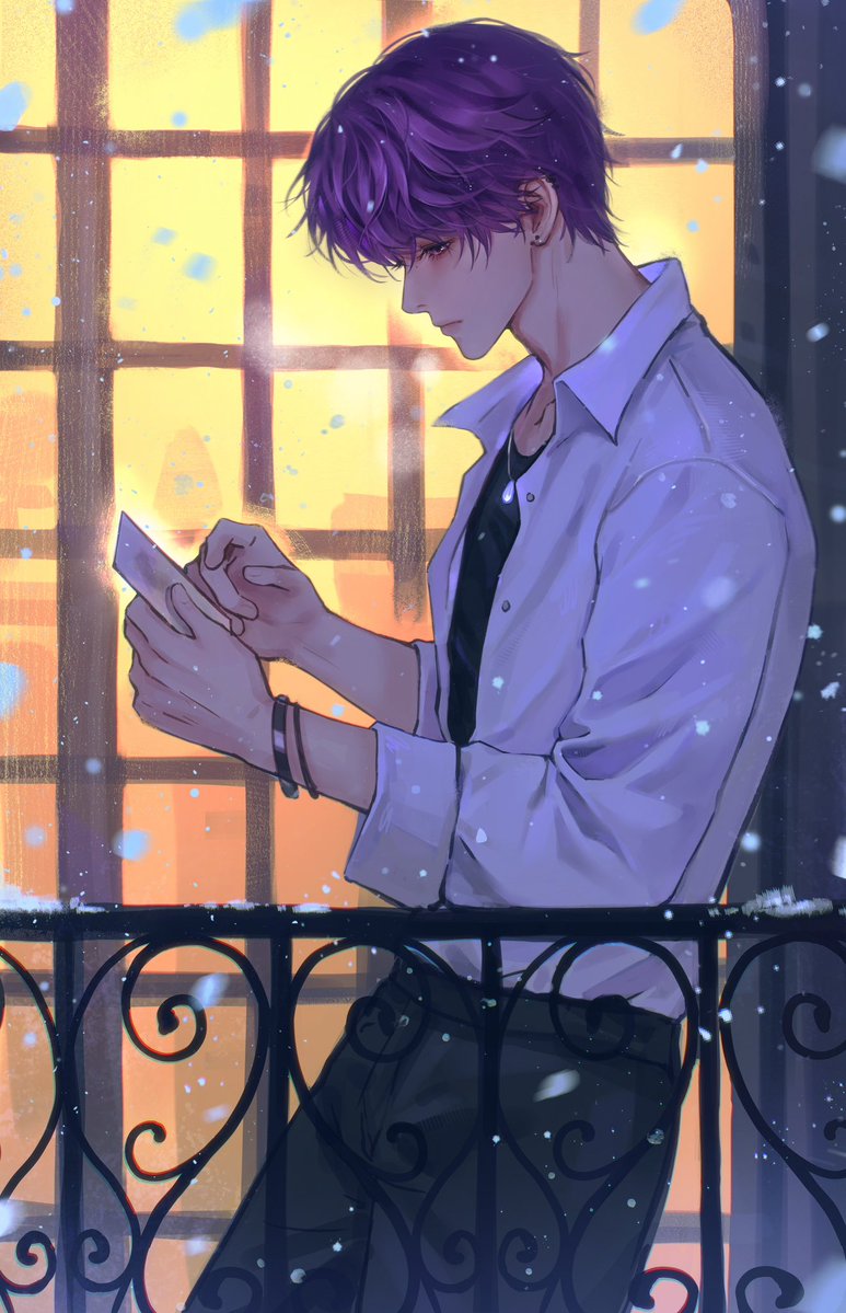 ke_lexiansen's tweet image. 孤独又灿烂的神
就这样又过了一个四季，一个人的时候你又在想些什么呢
#恋与深空 #祁煜 #LoveandDeepspace #Rafayel #恋と深空 #ホムラ