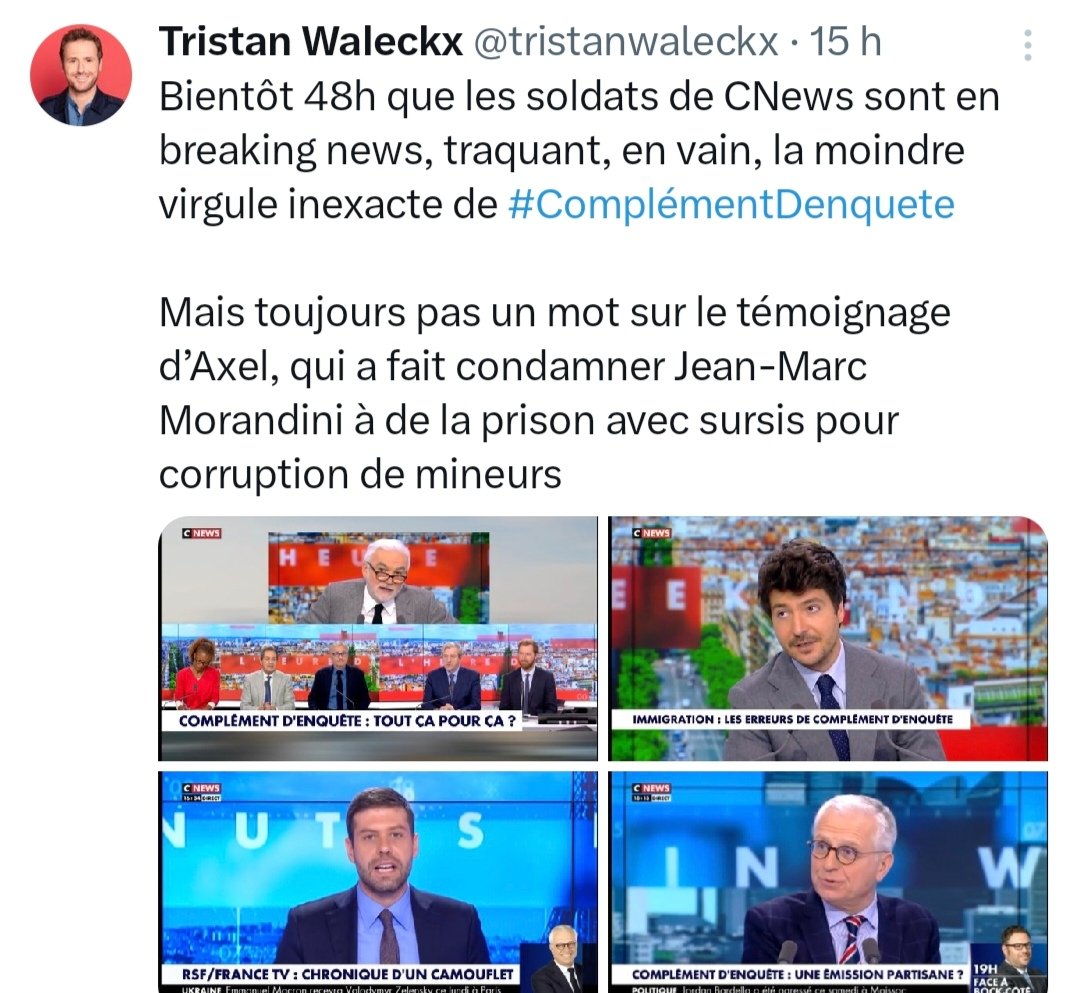 ChiapelloR's tweet image. Un pervers sexuel sur mineurs, inscrit au fichier des auteurs d&apos;infractions sexuelles @morandini_live @morandiniblog @MorandiniLiveTM #JeanMarcMorandini, sur @CNEWS, non, c&apos;est vrai ?????