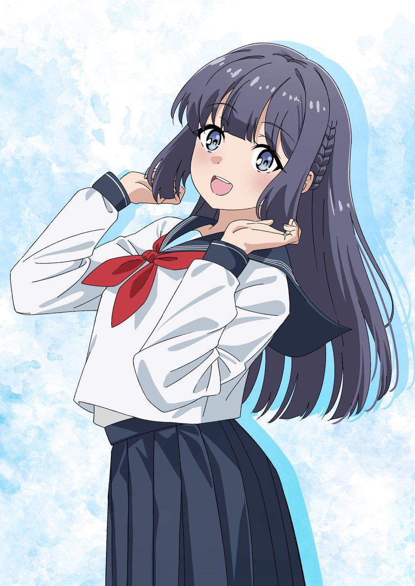 anju_4523's tweet image. 中学生の牧之原さん
#青ブタ