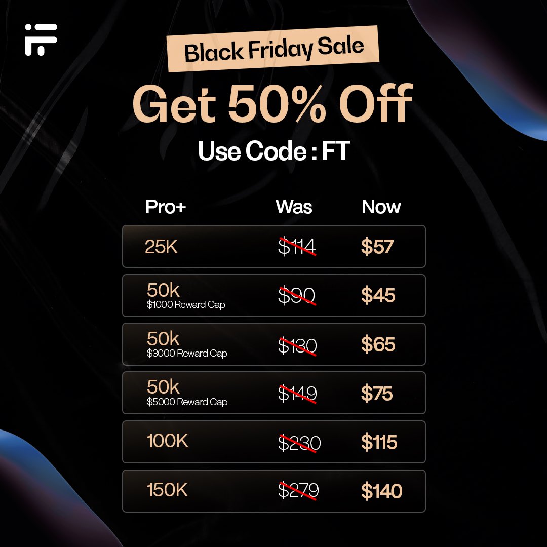 fundingticks's tweet image. 💥 Grab 50% OFF before the Upside Down pulls it back, use code FT to step inside.

fundingticks.com