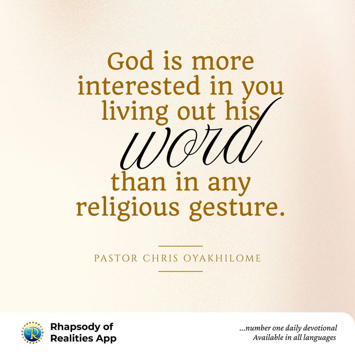 Labanabraham1's tweet image. Millions read this devotional every morning…
There’s a reason. 
Download free &amp;amp; see why: myapp.rhapsodyofrealities.org
#ILoveRhapsodyOfRealities
#AskMeForYourRhapsody