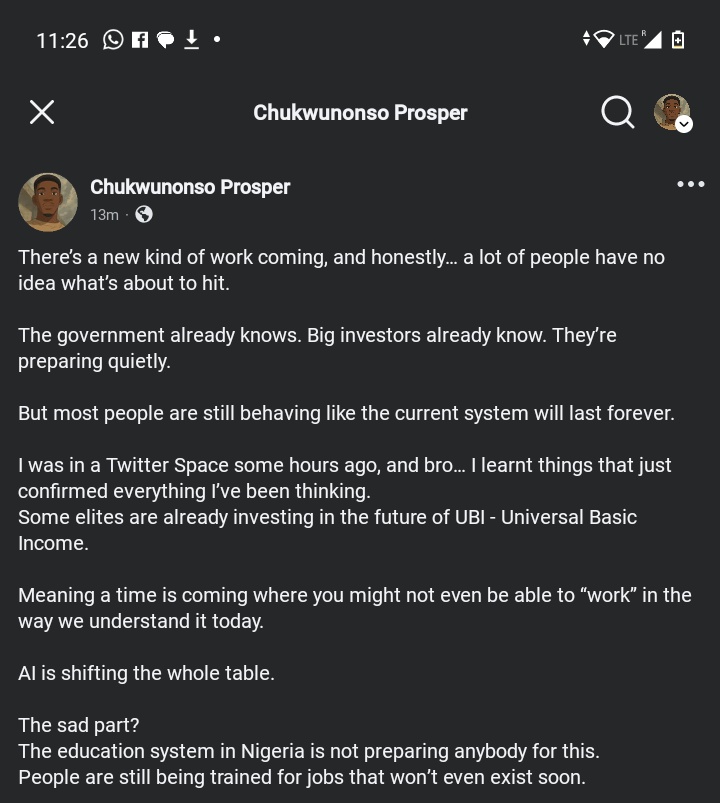 prospercode's tweet image. Full read on FB 👊