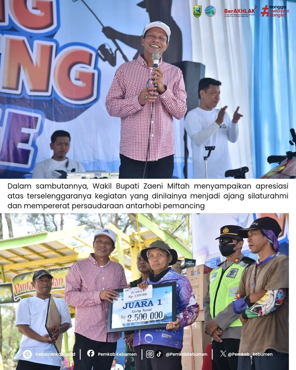 pemkab_kebumen's tweet photo. Ratusan pemancing dari berbagai daerah memadati Pantai Pandan Kuning, Petanahan, dalam gelaran Lomba Mancing Bareng Biyunge. #Kebumen #LombaMancing #PandanKuning #pemkabkebumen #PariwisataKebumen https://t.co/KTTkIqHAO2