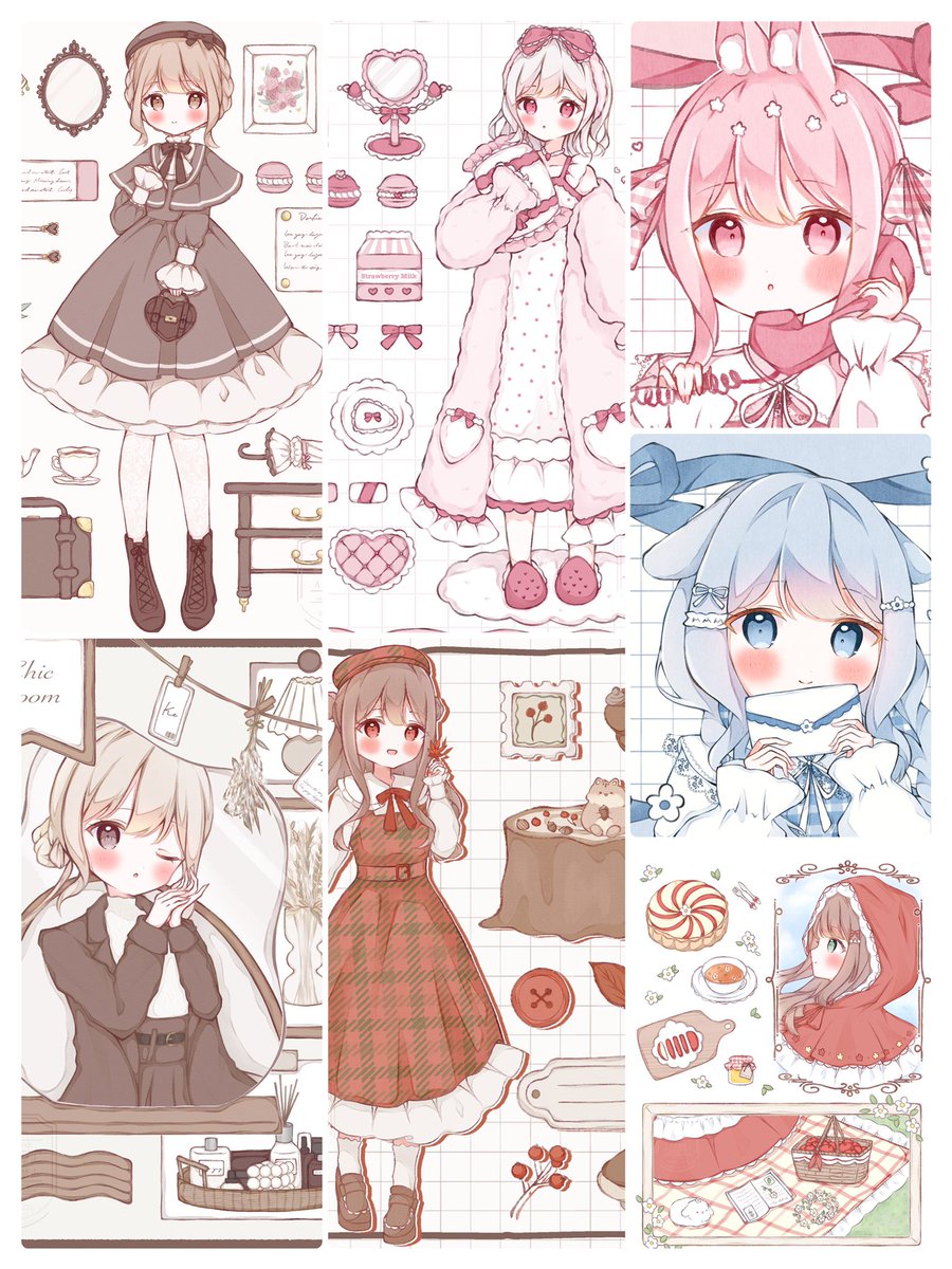 #今月描いた絵を晒そう

創作絵たくさん描けました✨️
今月も見ていただきありがとうございました☺️🤍