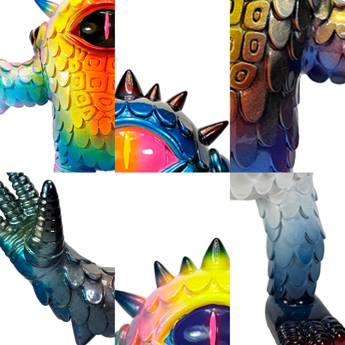 maxtoyco's tweet photo. Almost finished painting these new #kaiju Eyezon, designed & printed by @erickscarecrow ๐ Stay tuned for more details ๐ฅ๐๏ธ #eyezon #marknagata #monster #3dprintedmodels https://t.co/QbhVWntfoc