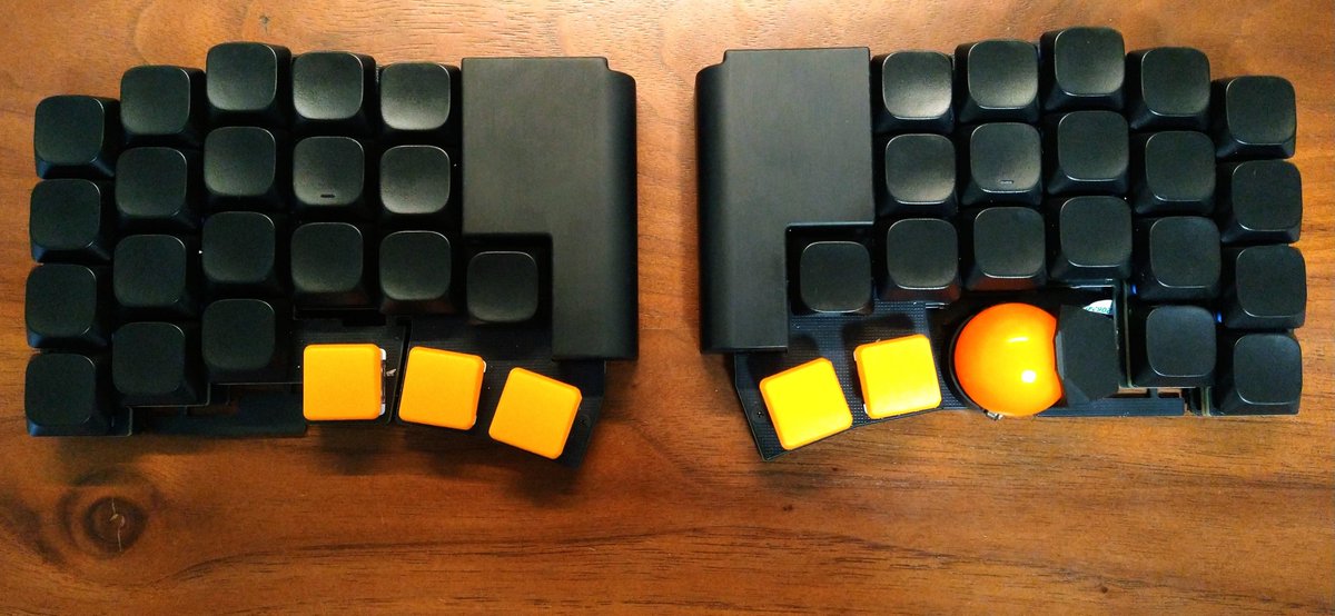 torabo-tsuki S トラックボール付き無線分割キーボードキット torabo