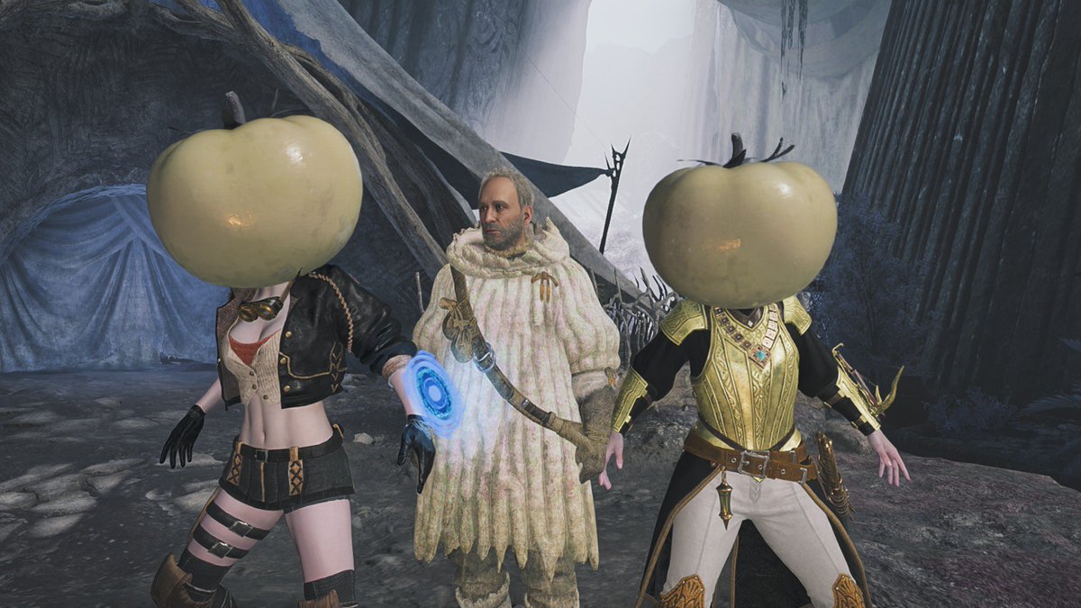 asuka_MHgareasu's tweet image. アキラさんとワイルズ&amp;amp;abiotic factor！

タシン一族の仲間になってきた😊
トマトばかりじゃなく、🍖も食いたまえ

トイレ入ってたらドア蹴破られた🤣🤣
ハイドロプラント編終わりまであと少し！
#MHWilds 
#abioticfactor