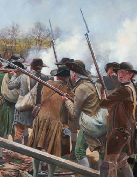 “But if you are afraid of the sea, take Brown Bess on your shoulder and march.”