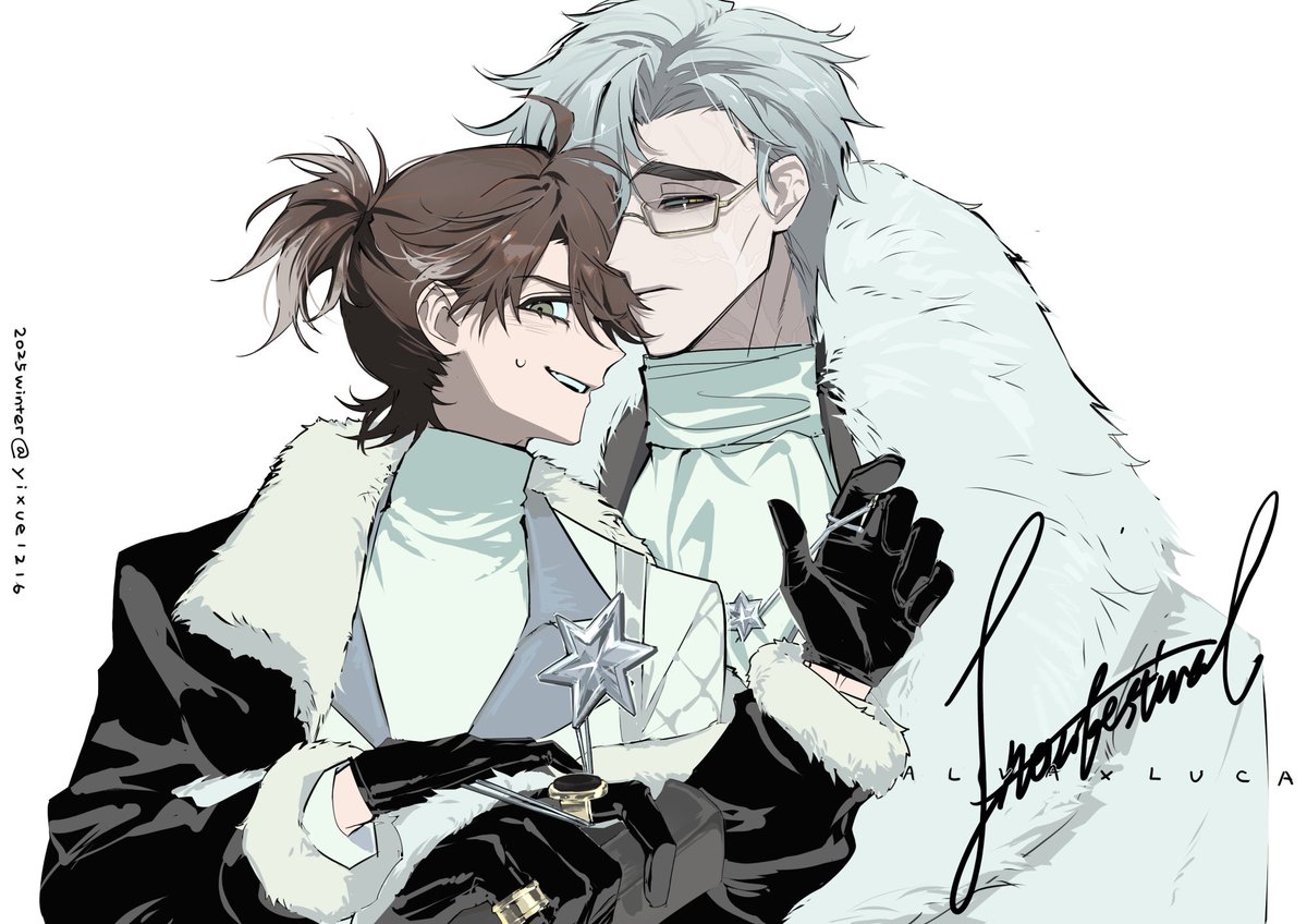 yixue1216's tweet image. #alvaluca #隠囚 #隐囚 ❄️