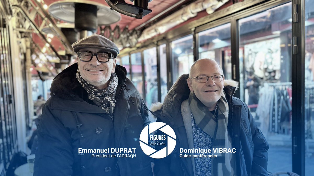 📽️ Nouvelle "Figure de Paris Centre" !

Rencontre avec Dominique VIBRAC, guide-conférencier et amoureux de notre quartier. ❤️

Il nous partage sa passion pour l'histoire et les secrets des #Halles dans un entretien passionnant.

À visionner &amp; lire ici ⤵️ 
adraqh.fr/figures-de-par…