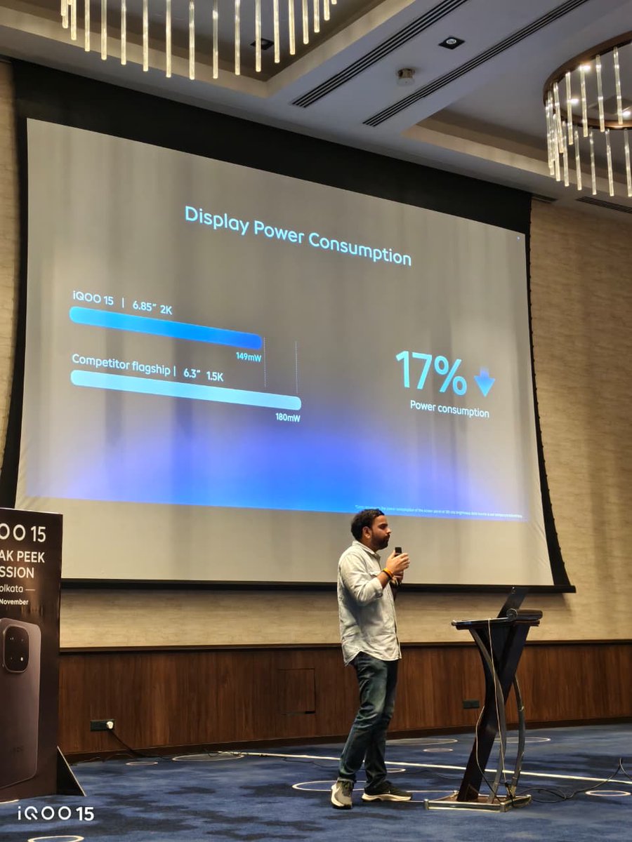 IqooInd's tweet image. Now stepping into the core — the OS.
Smoother flows, sharper visuals, and intelligence that moves with you.

Built to adapt. Built for you.

#iQOO15SneakPeek #BeTheGOAT #Kolkata #Bengaluru