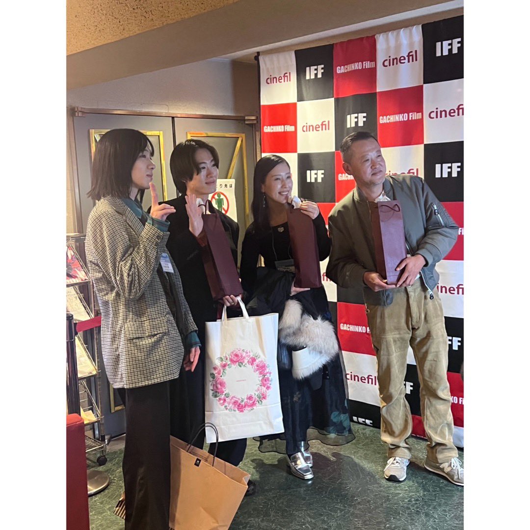 kitaharadaiya's tweet photo. 気づけば1週間以上空いてしまいましたが、
横濱��ンディペンデントフィルムフェスティバルありがとうございました
嬉しいことに三冠！
この結果を抱えてより作品を届けるために動いてまいります。
引き続き映画「カンナ岬の虚ろ」を応援していただけると嬉しく思います☺︎
#カンナ岬の虚ろ https://t.co/IHn7oeiKcH