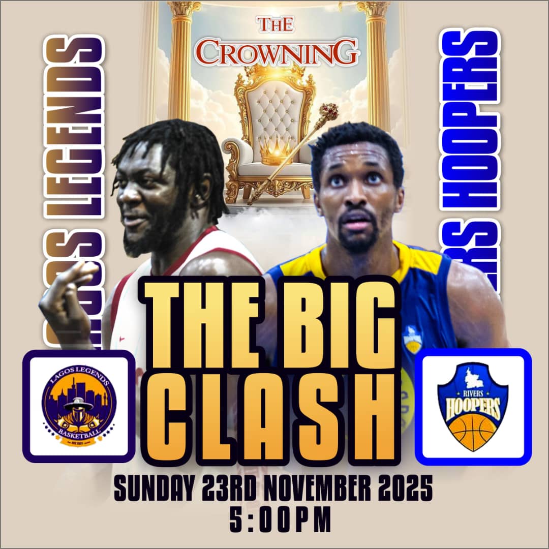 Dorcas_Koki's tweet image. Down to the crowning moment.

Rivers Hoopers vs Lagos Legends for everything.
Champions of the #NPBLFinal4… and a ticket on the #RoadToBAL.
One game decides it all.
Who takes the throne?
#TheCrowning #TheCrowningMoment