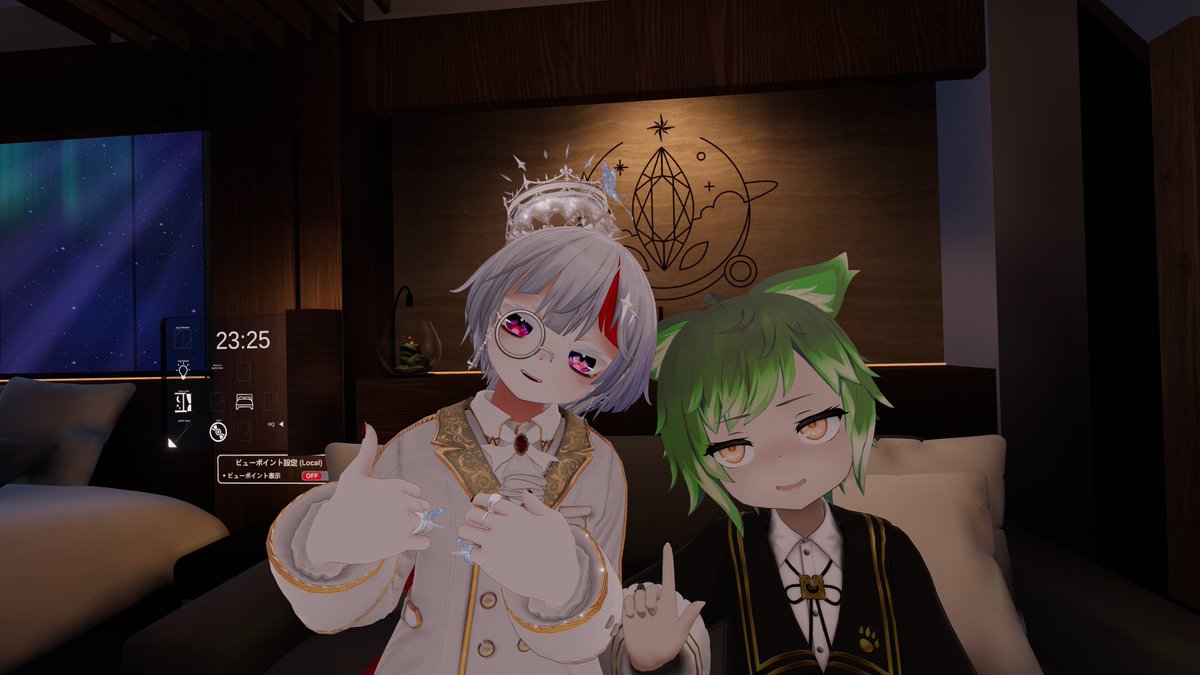 konori6_VRC's tweet image. 11/14の #LabradoNight ！
きてくれたのはでゅえっとさん！！
たくさんほめてくれたしとってもよろこんでもらえて、ぼくもすっごくうれしかった～！✨
つぎこそはたくさんいやしてねかしつけますっ！！またきてね～～