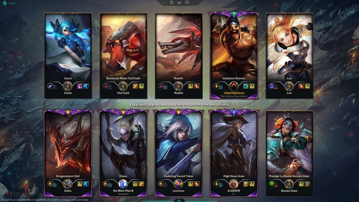 Necrouwu's tweet image. I have so many streamers on my team WTF