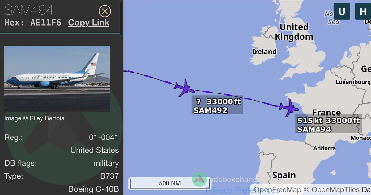 🚨✈️ BREAKING: Two U.S. VIP government aircraft are heading toward Geneva ahead of today’s 🇺🇸–🇺🇦–🇪🇺 talks in Switzerland 🇨🇭.

The delegation probably includes <a href="/SecRubio/">Secretary Marco Rubio</a> and U.S. businessman Steve Witkoff — though this is not officially confirmed.

🔗 bit.ly/4ikMW58