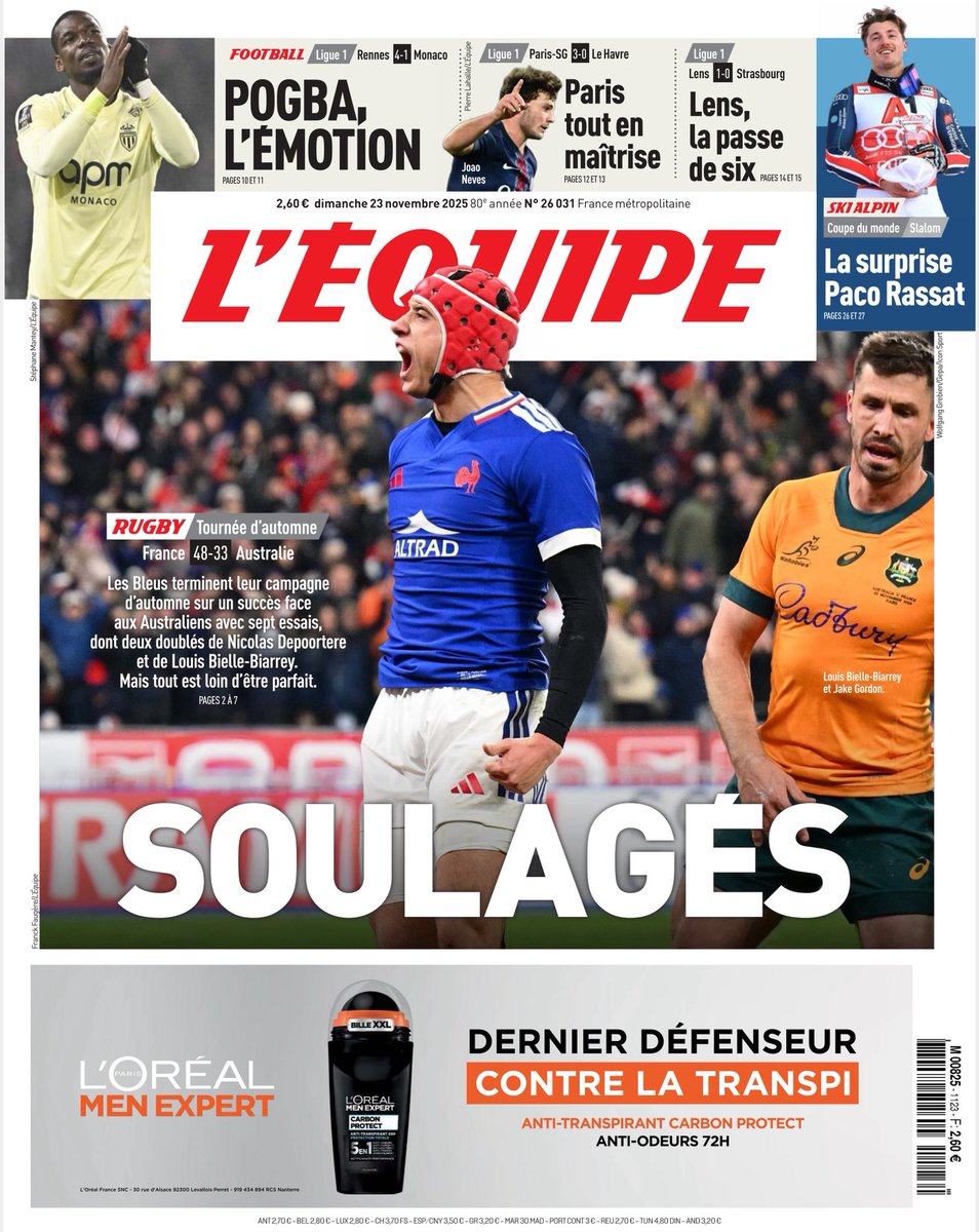 rdppsg's tweet image. 🔴🔵📰 Revue de presse #PSG de l’équipe , dimanche 23 novembre #PSGHAC