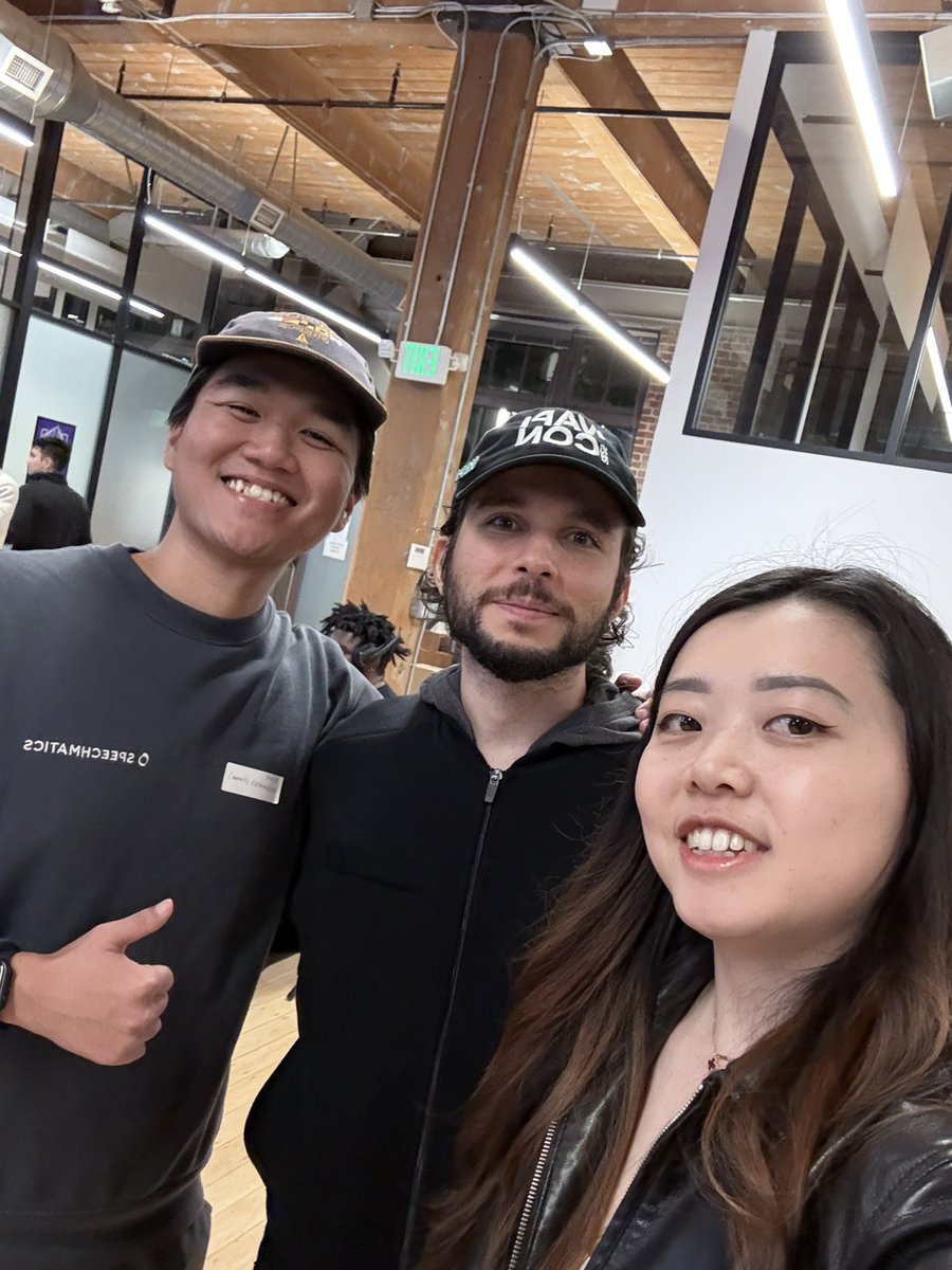 Courtneythko's tweet image. At @join_ef for the @AIValleyOrg Droid Strikes Back hack 🤩  Thanks to everyone who came to support! Much love to our sponsors :) @Vapi_AI @Speechmatics @convex @composio @omidotme @hyperbolic_labs @Lovable @mastra @weHRTyou @vercel