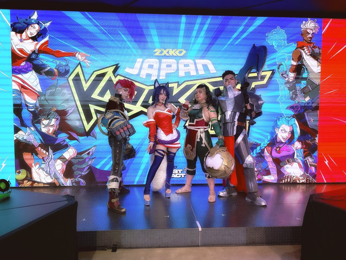 撮影タイムでコスプレイヤーさんのお写真撮らせていただきました😻
#2XKO #JPKO #JAPANKNOCKOUT
