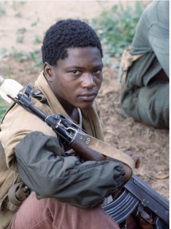 MitchellMGumbo's tweet photo. Stumbled upon colourised photos of ZIPRA combatants at Assembly Points .

Kwakhal’ingane - ZIPRA LMG Choir https://t.co/HlI8t9sn0B