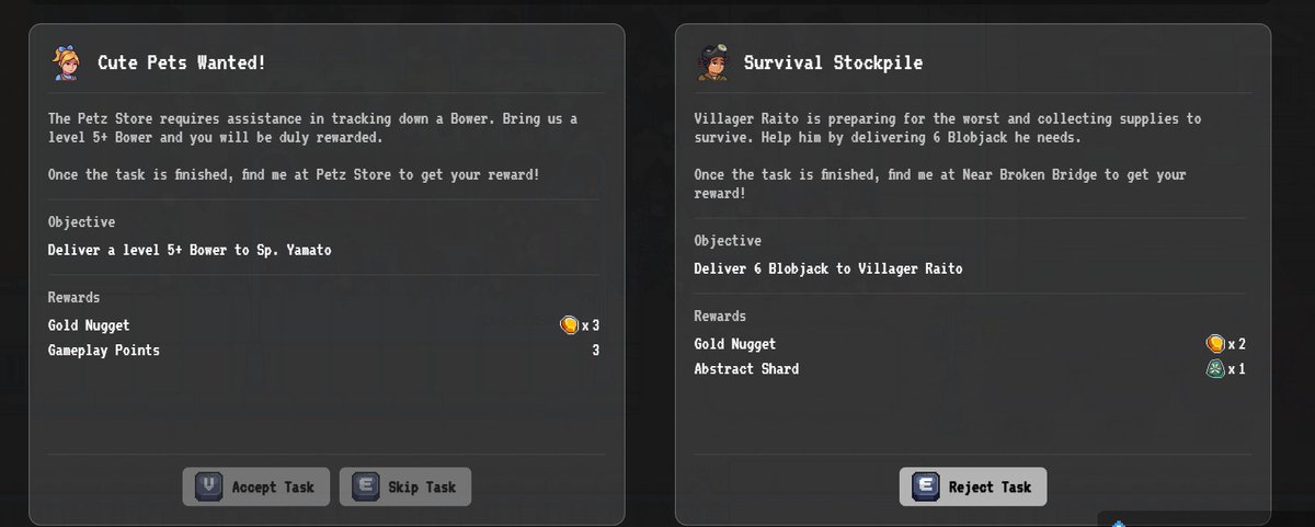 noobmaster2510's tweet image. I did not know that Villager Raito is now part of the Daily Taskboard! 

Mission: Survival Stockpile 💰

Play @spellbornegame now. ⌛️

#SpellborneCreate