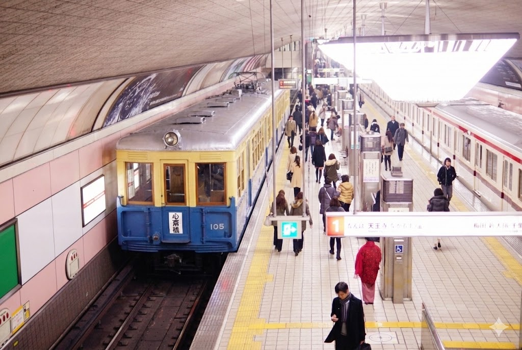 OsakaSubwaycom's tweet image. 100形が営業線に復活した世界線を描いてもらったものの…ちょっと惜しいですね（パンタとか）