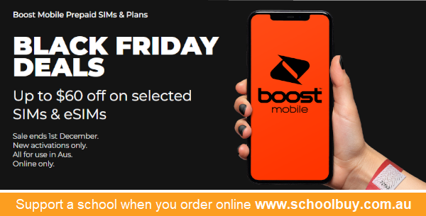 Get a $39 SIM for just $10 at Boost Mobile and help fundraise for your nominated #school just by ordering online via schoolbuy.com.au/boost-mobile.