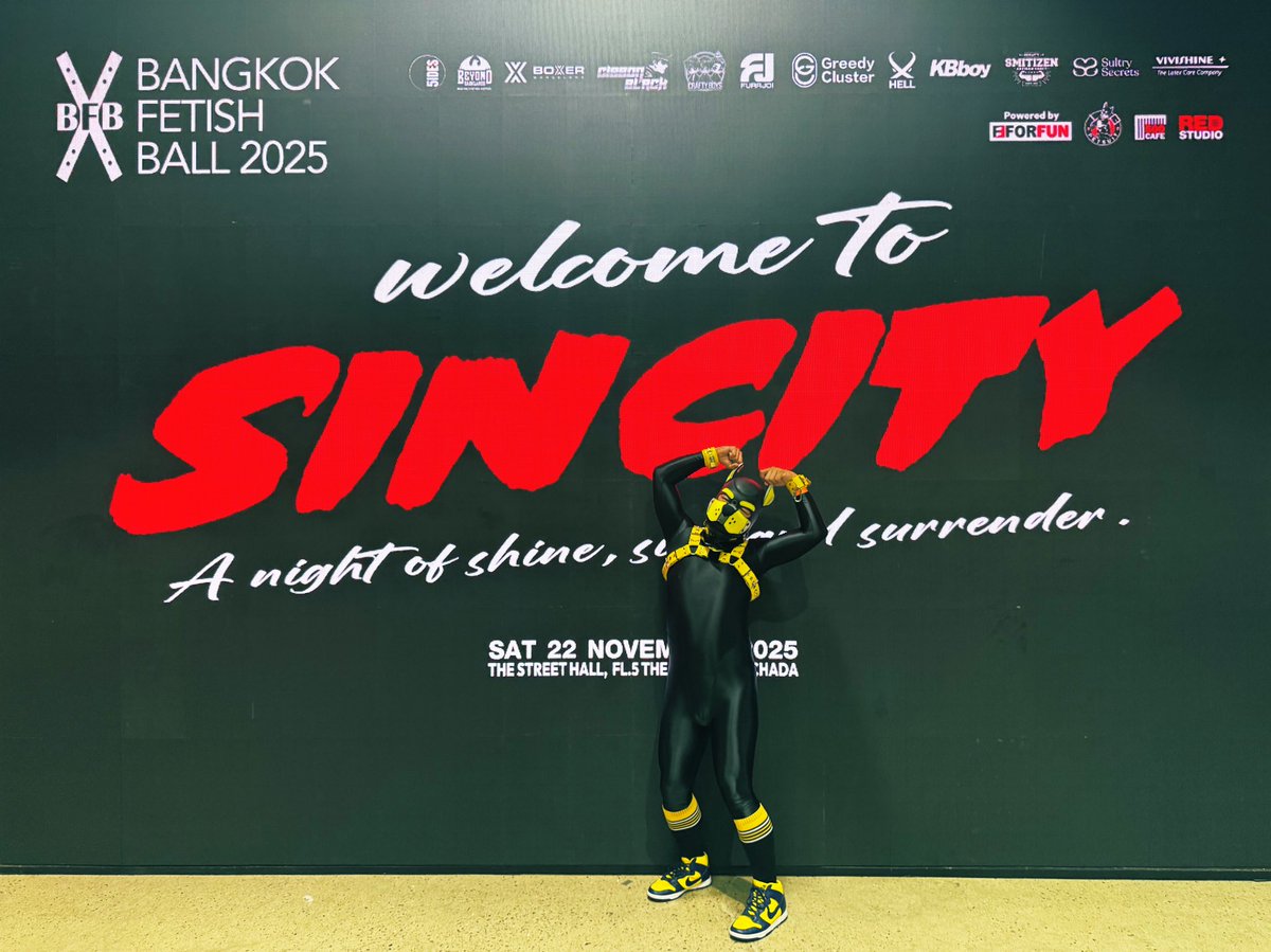 Feeling proud!

Bangkok Fetish Ball 2025 – SIN CITY
<a href="/bkkfetishball/">BANGKOK FETISH BALL</a> 🐶

#sincitybkk #bkkfetishball #bkkfetishball2025 #forfunbangkok