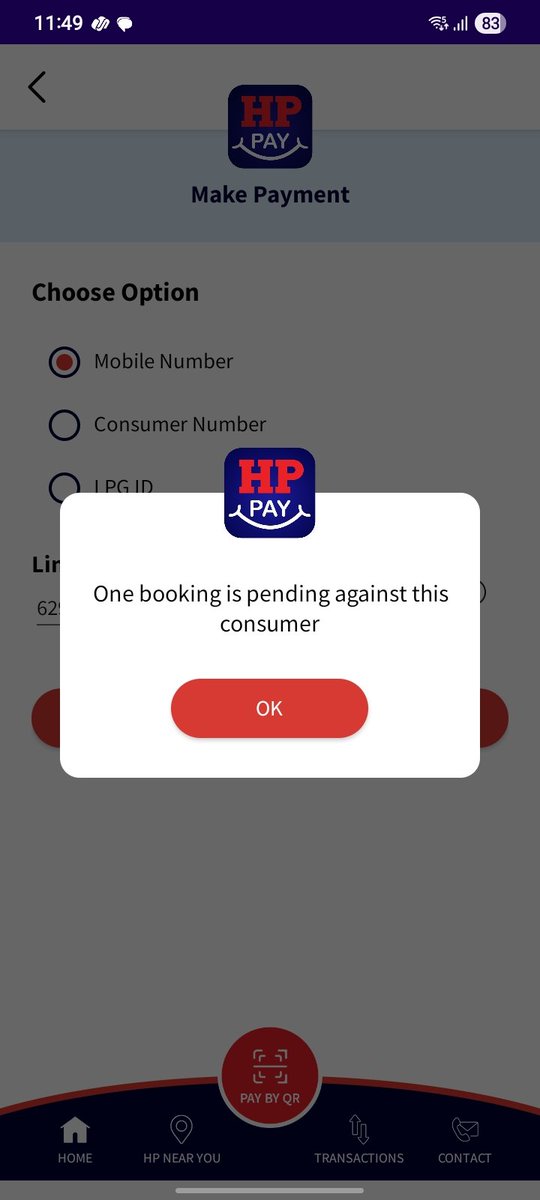 itsmagical22's tweet image. @HPCL on 19th I booked my lpg since yesterday I am trying to pay fr this booking but unable to do so . Refer the screenshot. Everytime I book first and then pay when I get delivery confirmation on Hppay only. #hppay #lpg #HPCL